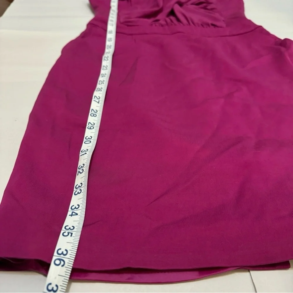 Reiss | Harmony Ruched Pocket Sleeveless Dress Pink Purple Size 4 - Picture 7 of 10